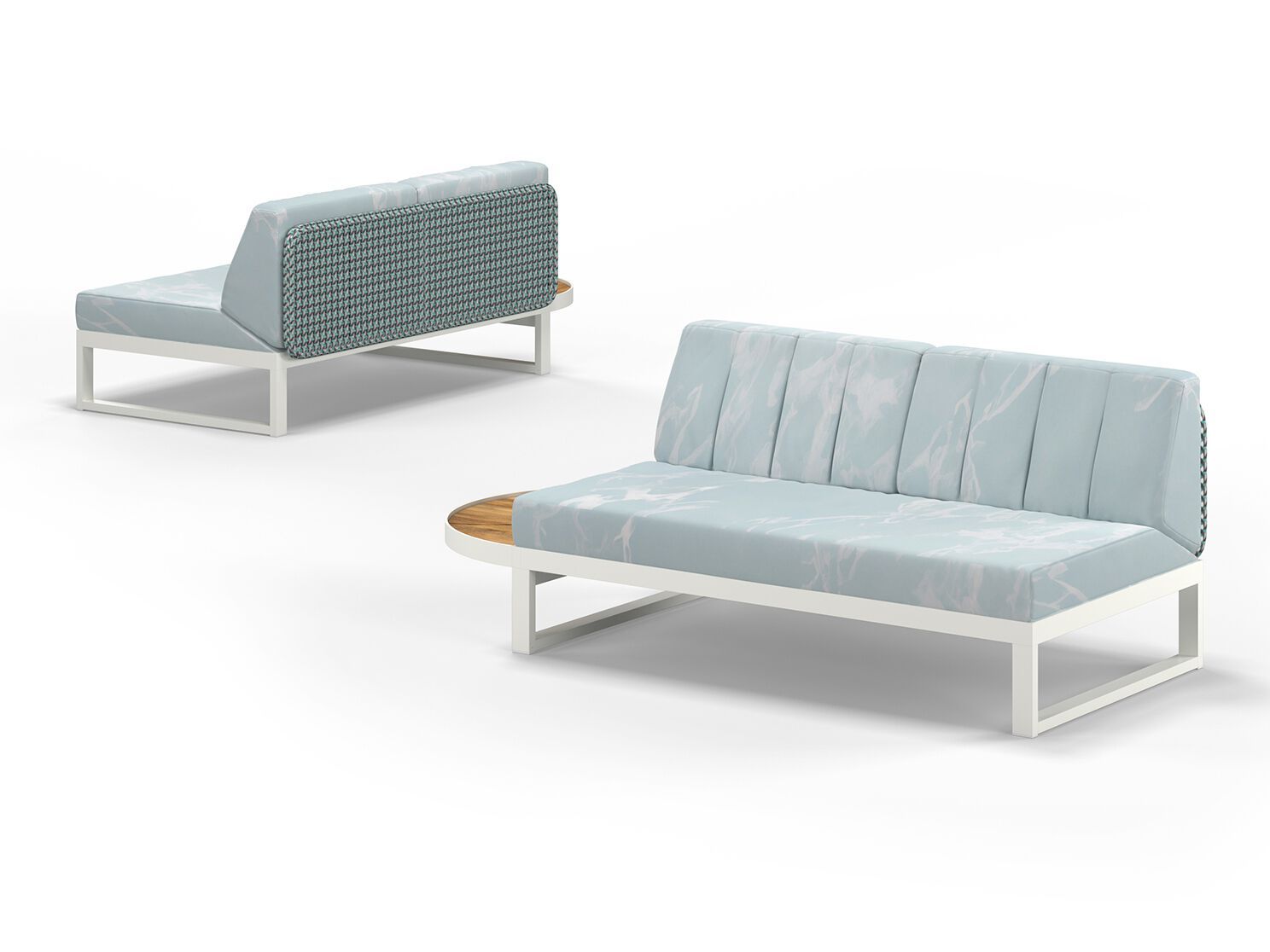 Модульный тканевый диван с 2-местный журнальный столик MAMAGREEN Munia ARCH-00120642 - Вид №8