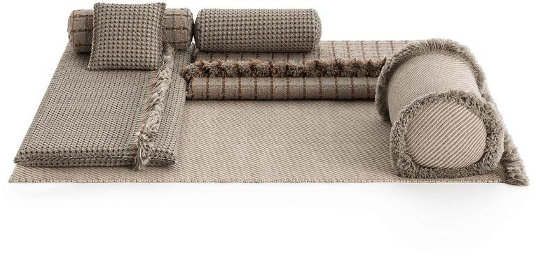 GAN Цилиндрическая подушка в полоску из полипропилена для улицы Garden layers sun-id-1431859 - Вид №4