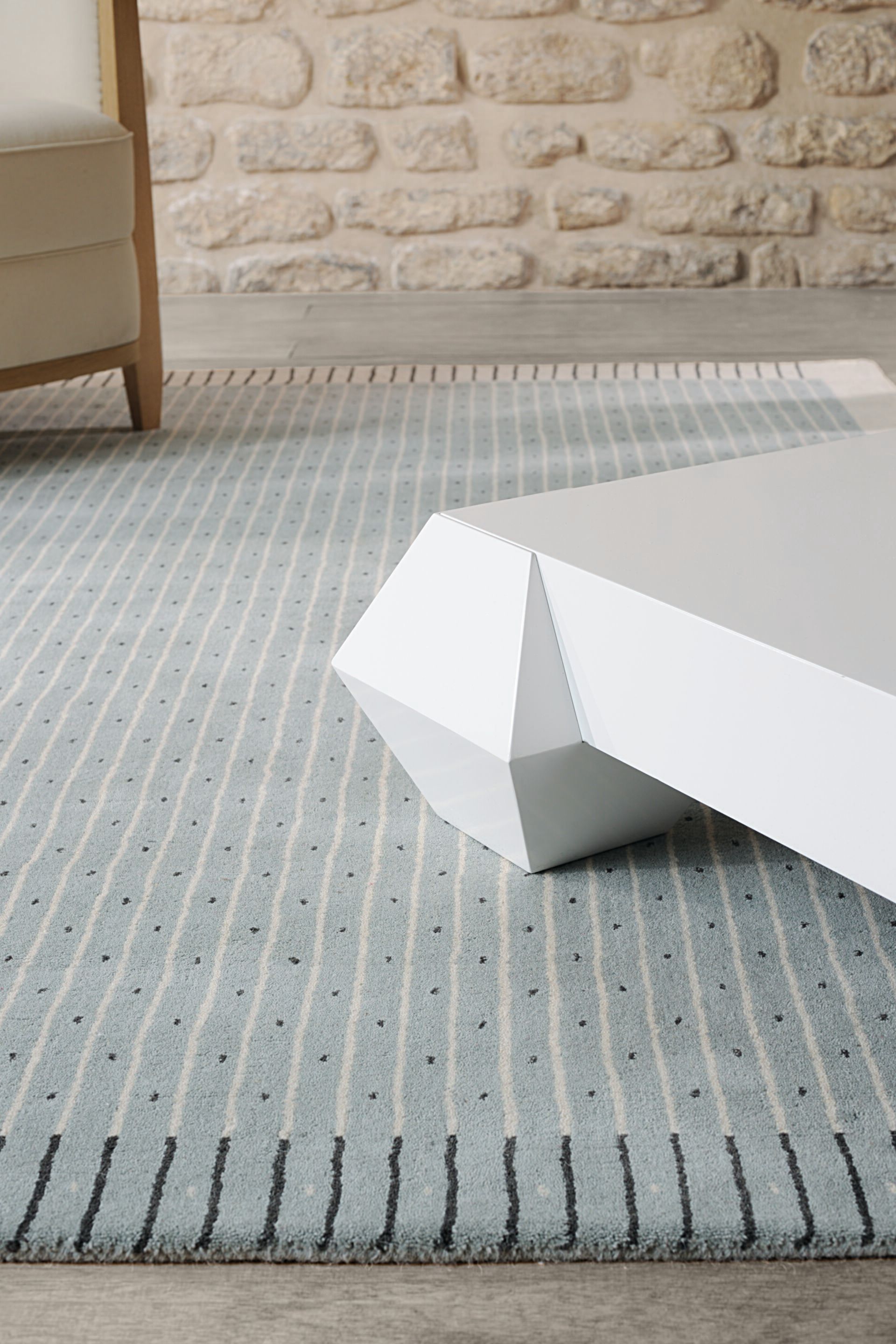 Шерстяной ковер ручной работы Toulemonde Bochart EXCLAMATION CELADON ARCH-00083470 - Вид №1