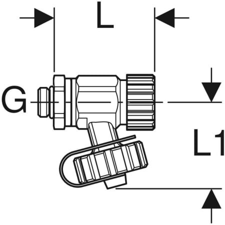 241.576.00.1 Сливной вентиль Geberit Geberit  - Вид №2