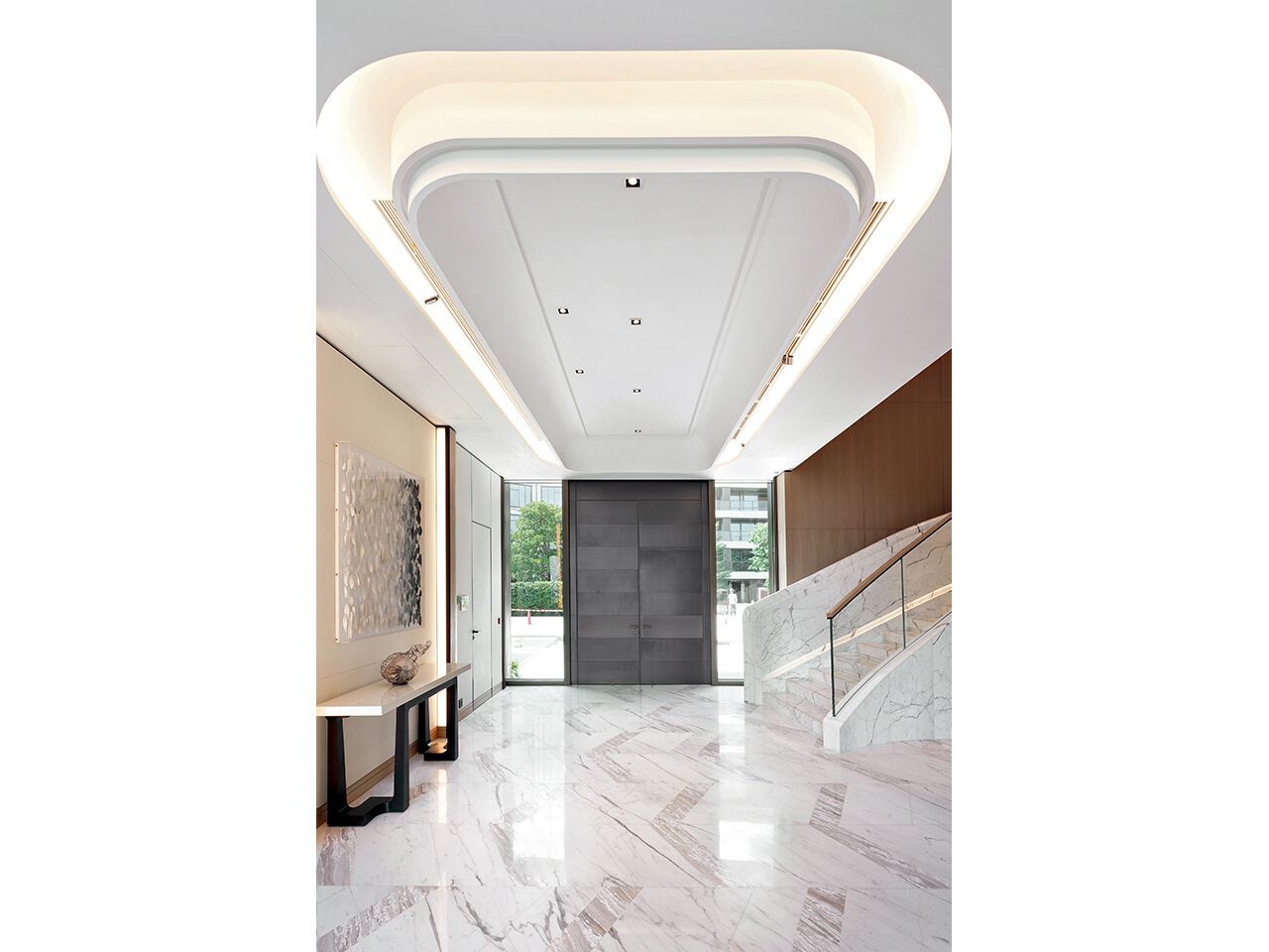 Бронированная входная дверь Laminam® Cor-Ten Oikos Tekno ARCH-00093969 - Вид №2