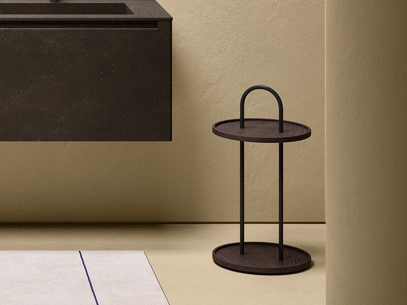 Высокий круглый деревянный журнальный столик Inbani NORM ARCH-00151541 - Вид №3