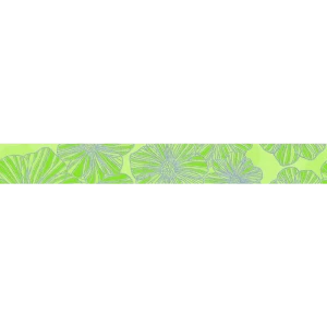 91020619 Бордюр Kerlife SPLENDIDA SPLENDIDA VERDE B 6.20x50.50см глянцевый зеленый STLM-0945793