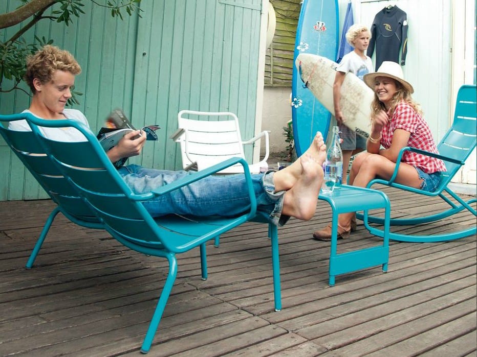 Алюминиевое кресло-качалка с подлокотниками Fermob Luxembourg ARCH-00133710 - Вид №6