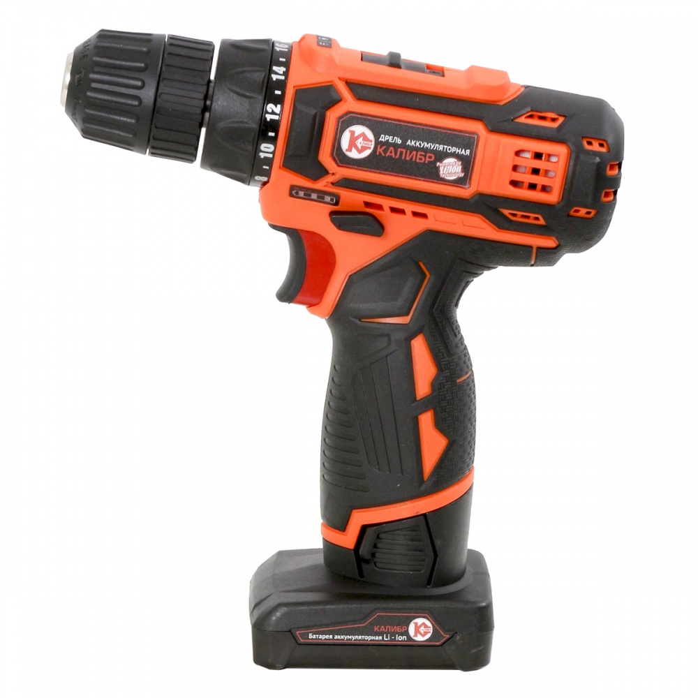 75098 Калибр Аккумуляторная дрель (Li-Ion) ДА-14,4-2М+" 