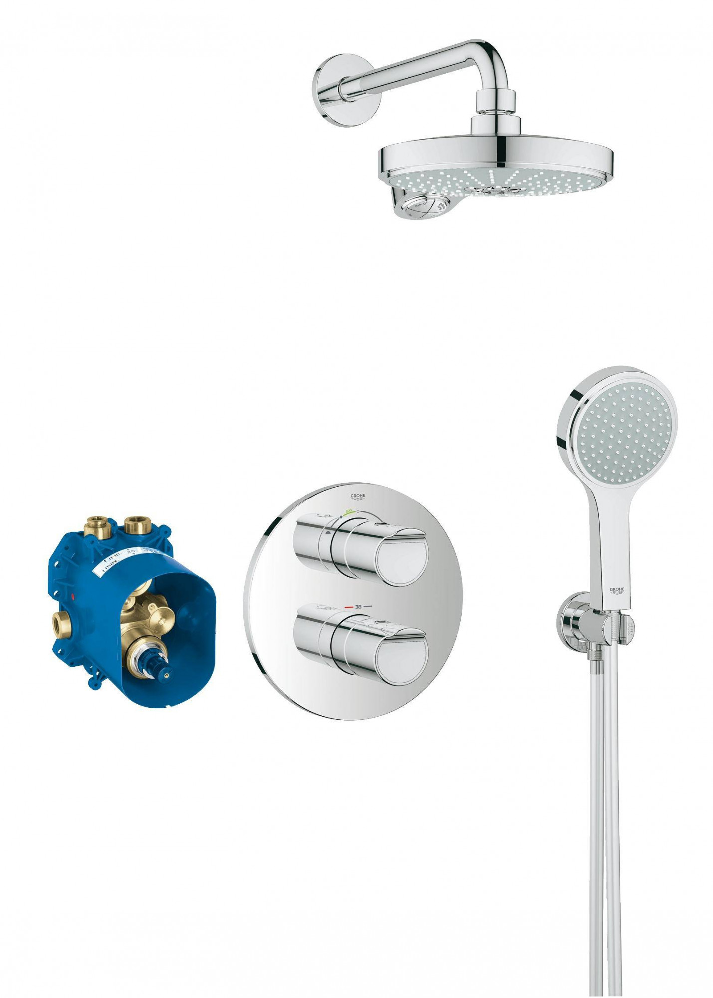 34283001 Душевая система Grohe Grohtherm 2000 хром