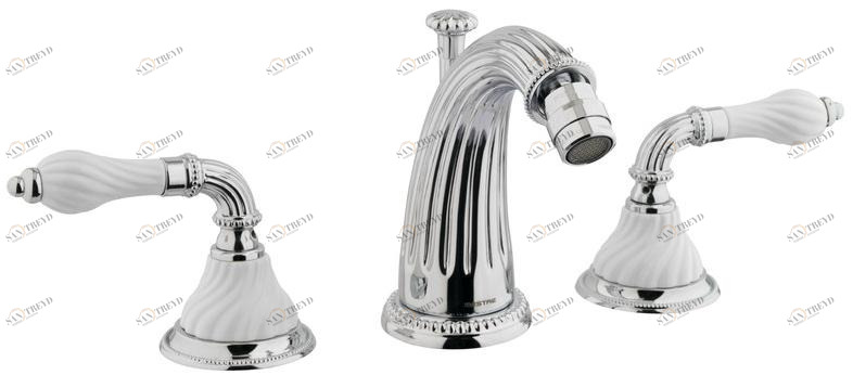 Bronces Mestre Смеситель для биде с регулируемым изливом Artica with porcelain 233521.sl00.50