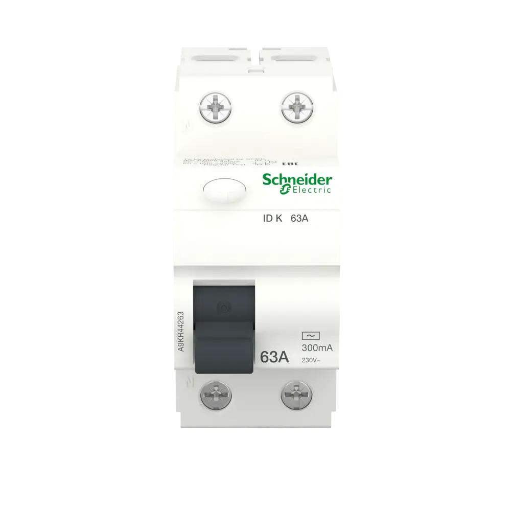 УЗО Systeme Electric Acti9 1P N 63 A 300 мА 10 кА AC A9KR44263 STLM-2065857 - Вид №1