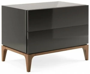 PRADDY Прикроватная тумбочка из лакированной древесины с ящиками Moonlight Ml053|ml035
