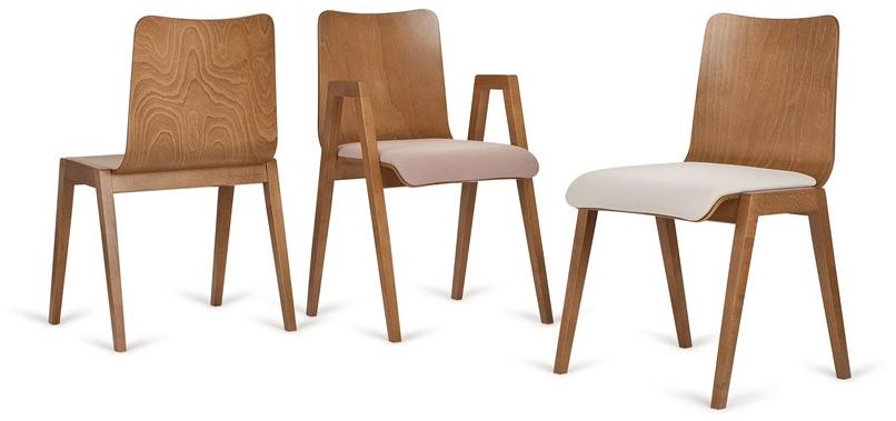 Paged Штабелируемый стул из бука со встроенной подушкой sun-id-1436398 - Вид №2