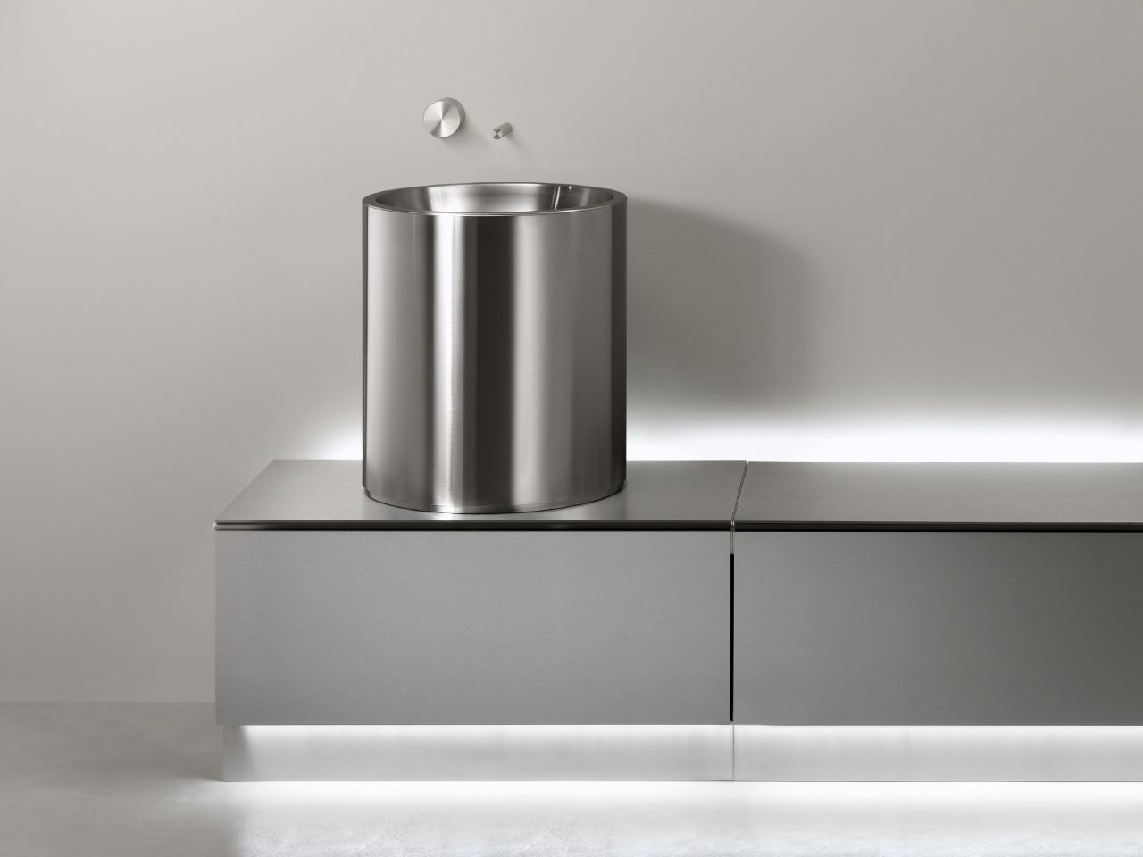 Санитарный модуль из матовой стали для умывальника CEADESIGN счеты ARCH-00062450