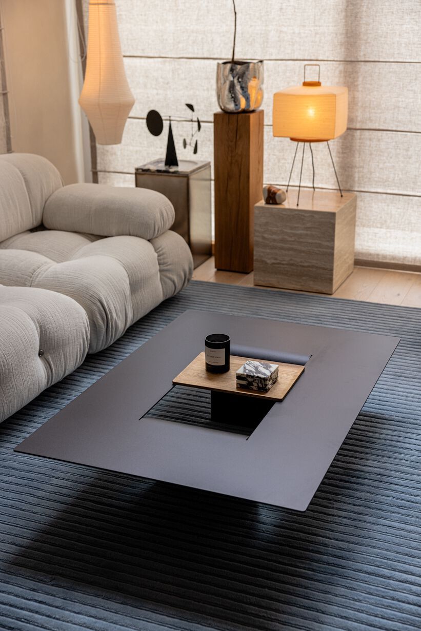 Низкий журнальный столик из листового металла Metallbude CUT ARCH-00111188 - Вид №59