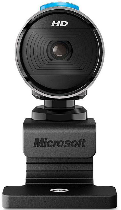 Q2F-00018 webcam lifecam studio usb 2.0, full hd1080 p(1920*1080), 8mpix foto, автофокус, mic, black/silver Microsoft Santreyd  - Вид №1
