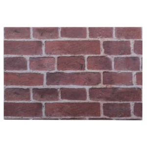 Панель полиэстеровая 9мм 600х400 мм цвет красный кирпич