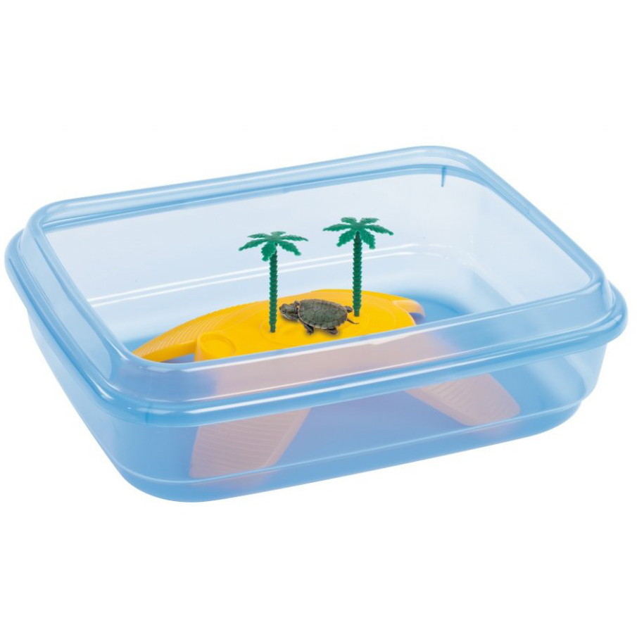 ПР0037821 Террариум для черепах Ninjia открытый с островом 50х40х14,5см IMAC 