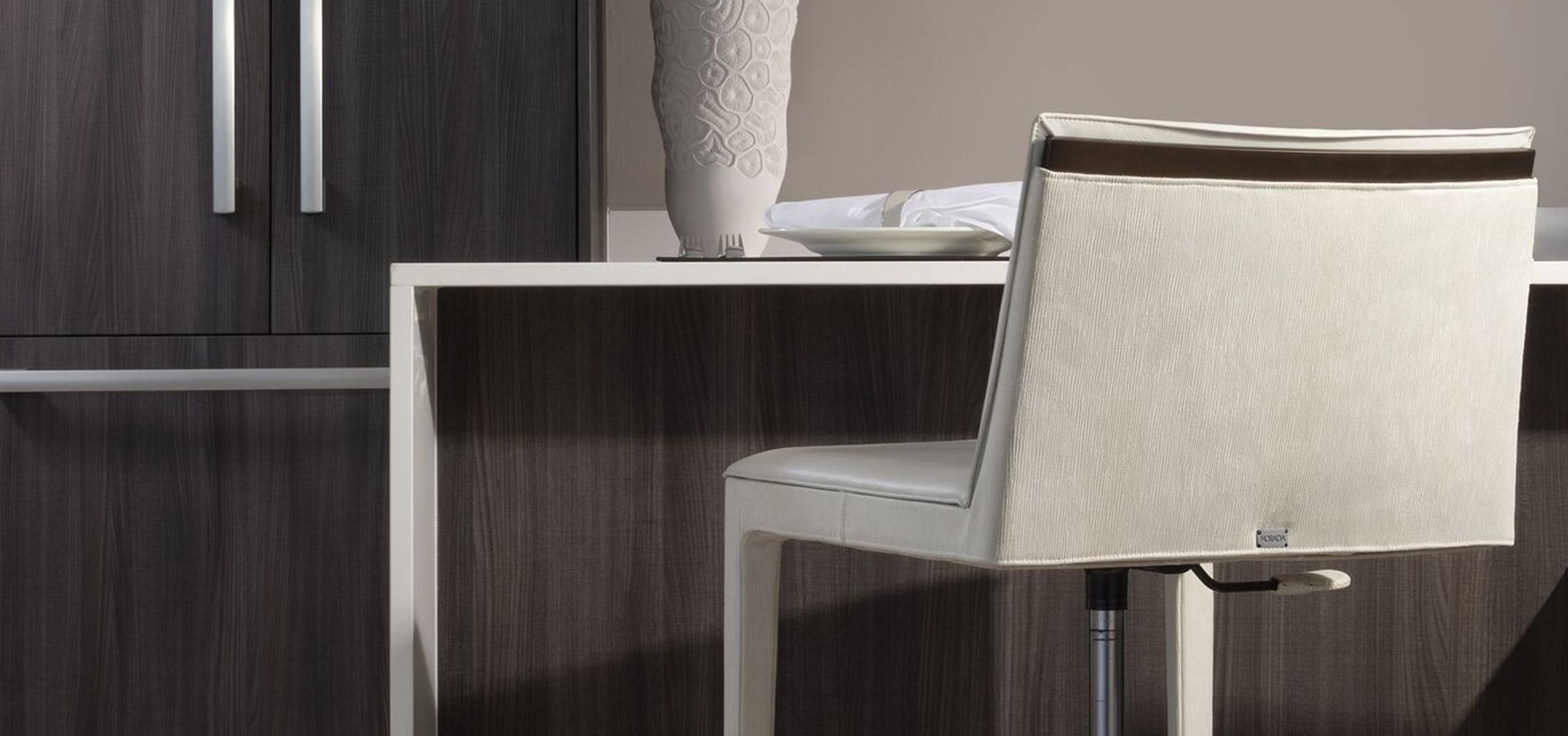 Высокий кожаный стул MORADA ARCH-00077796 - Вид №3