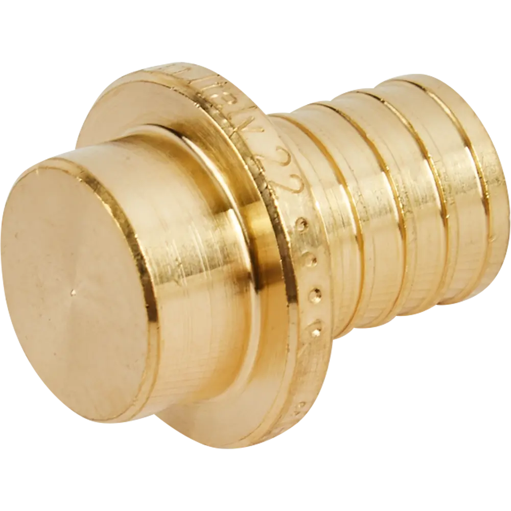 Заглушка аксиальная STOUT для труб PEX 16 мм никелированная латунь 83671408 STLM-0043294