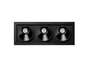 Несколько алюминиевых светодиодных утопленных прожекторов