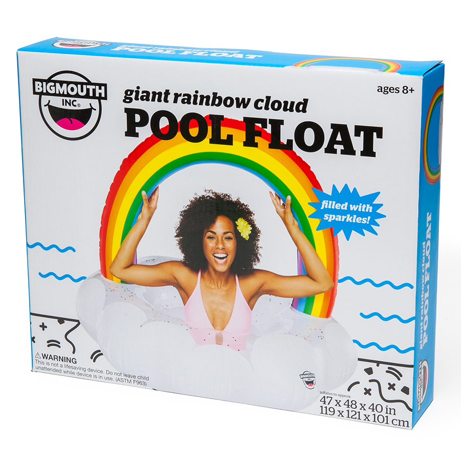 BMPF-0012 Круг надувной rainbow cloud BigMouth  - Вид №6