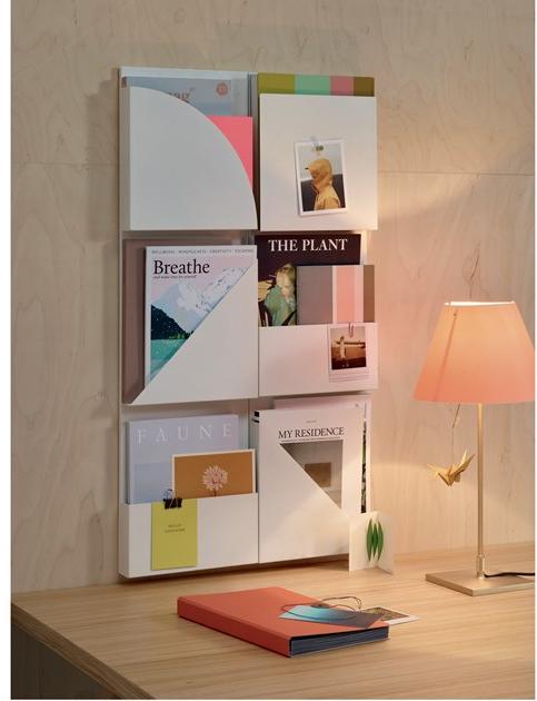 arper Стеллаж для офисных журналов из листового металла Paravan mood sun-id-1504859 - Вид №4