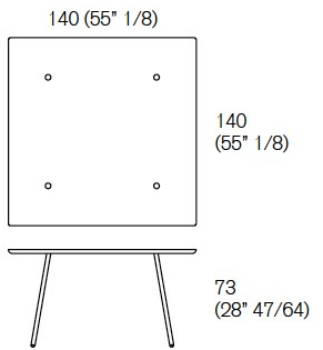 Agapecasa Квадратный стол More sun-id-1370262 - Вид №1