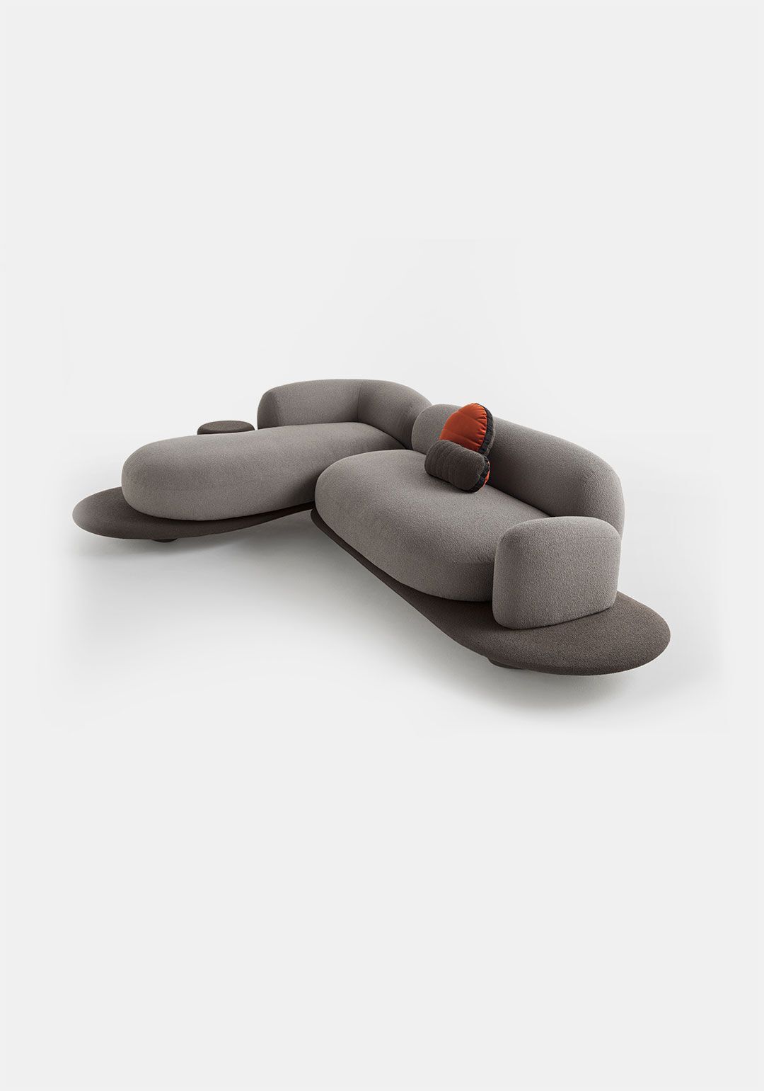 Тканевый диван с полуостровом Busnelli GRUMETTO ARCH-00095201 - Вид №1