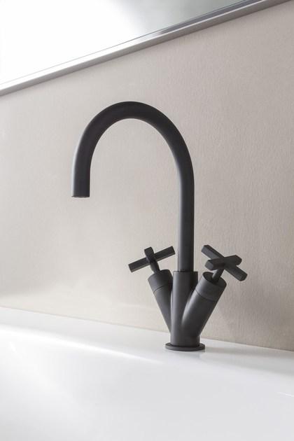 Rubinetterie Treemme Окрашенный смеситель для раковины на столешницу Line sun-id-1374475 - Вид №1