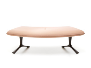 Модульная скамья из ткани без спинки