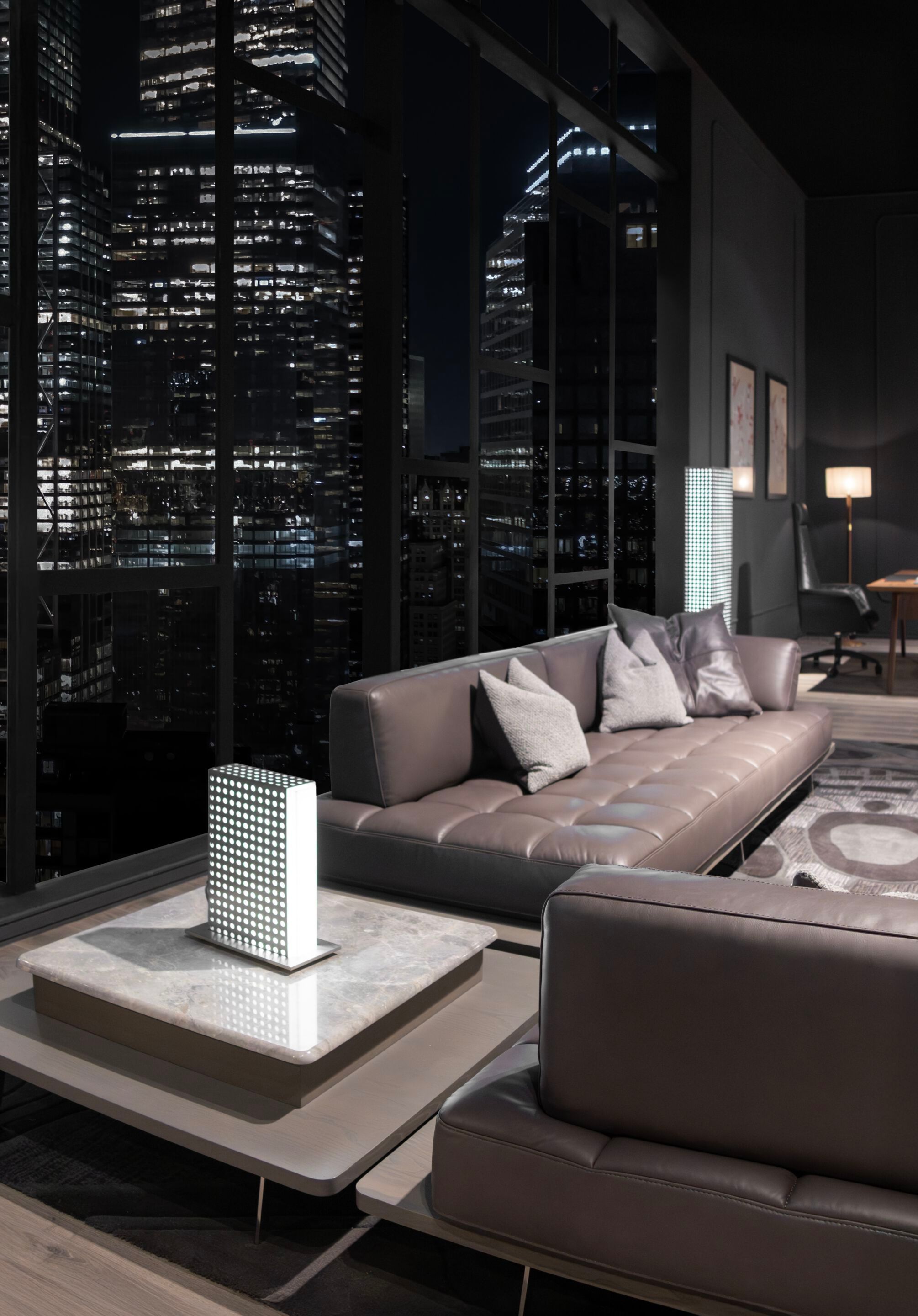 Кожаный угловой диван Wayne Enterprises Home Collection WE-029 ARCH-00100239 - Вид №6