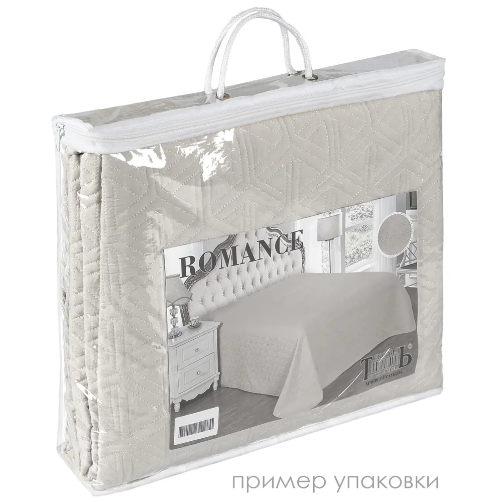 Покрывало 150x200 см велюр стёганый цвет фиолетовый Santreyd STLM-2172262 - Вид №4