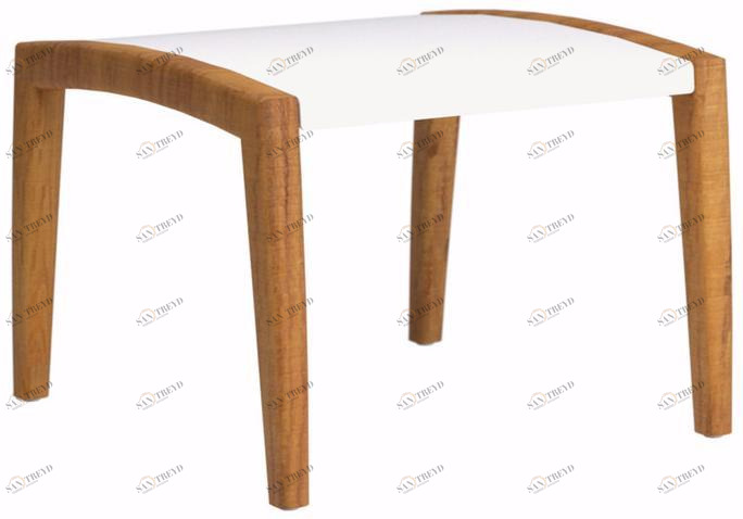 Royal Botania Прямоугольный алюминиевый садовый пуф Zidiz sun-id-1432552