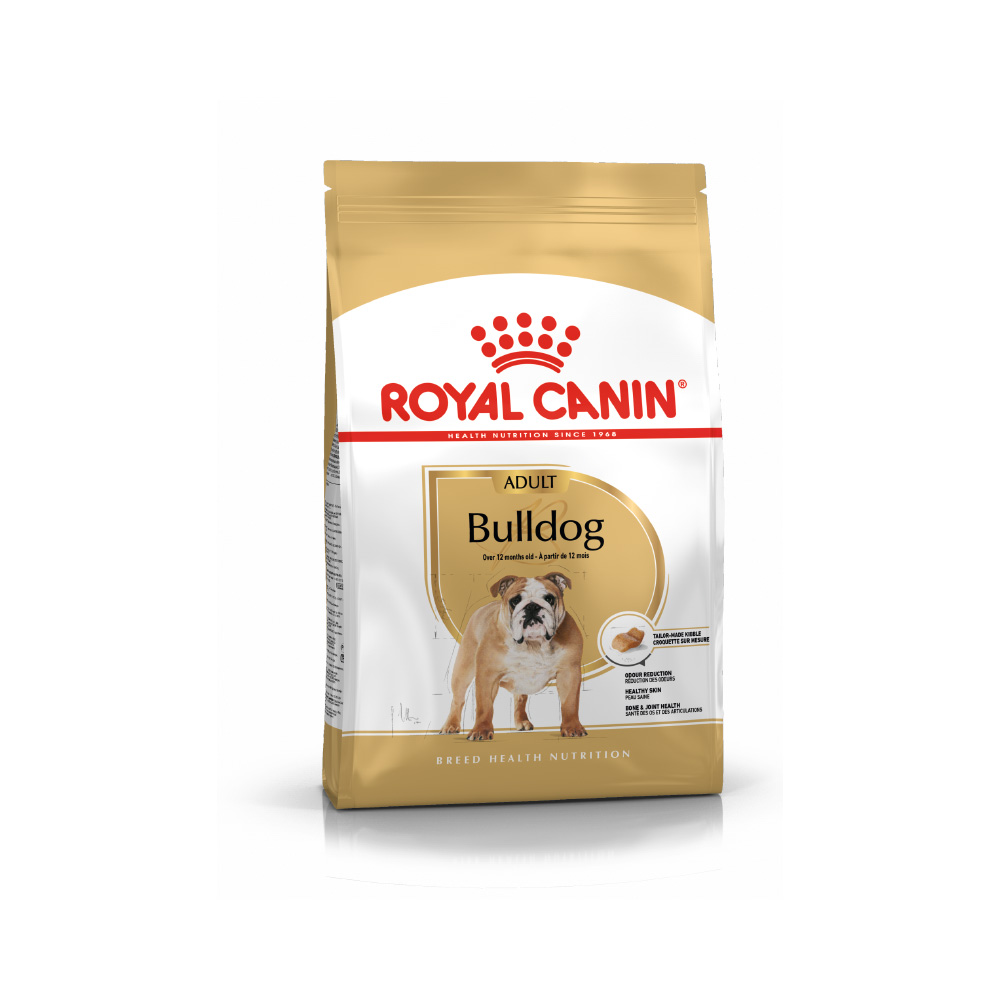 Т0023110 Корм для собак Bulldog для породы Английский Бульдог старше 12 месяцев сух. 3кг ROYAL CANIN 