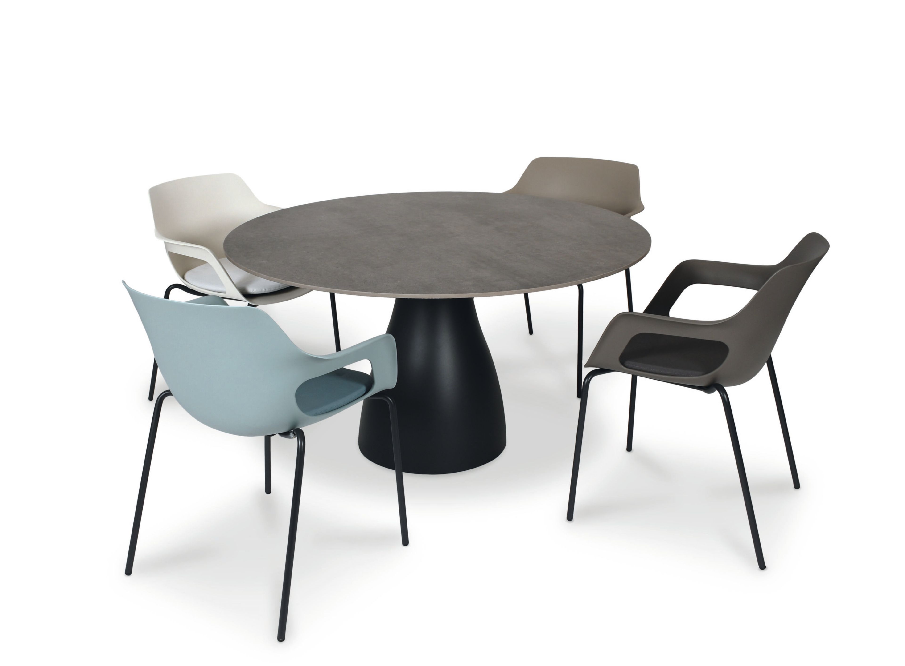 Круглый керамический стол FISCHER MÖBEL Монро ARCH-00031490 - Вид №7