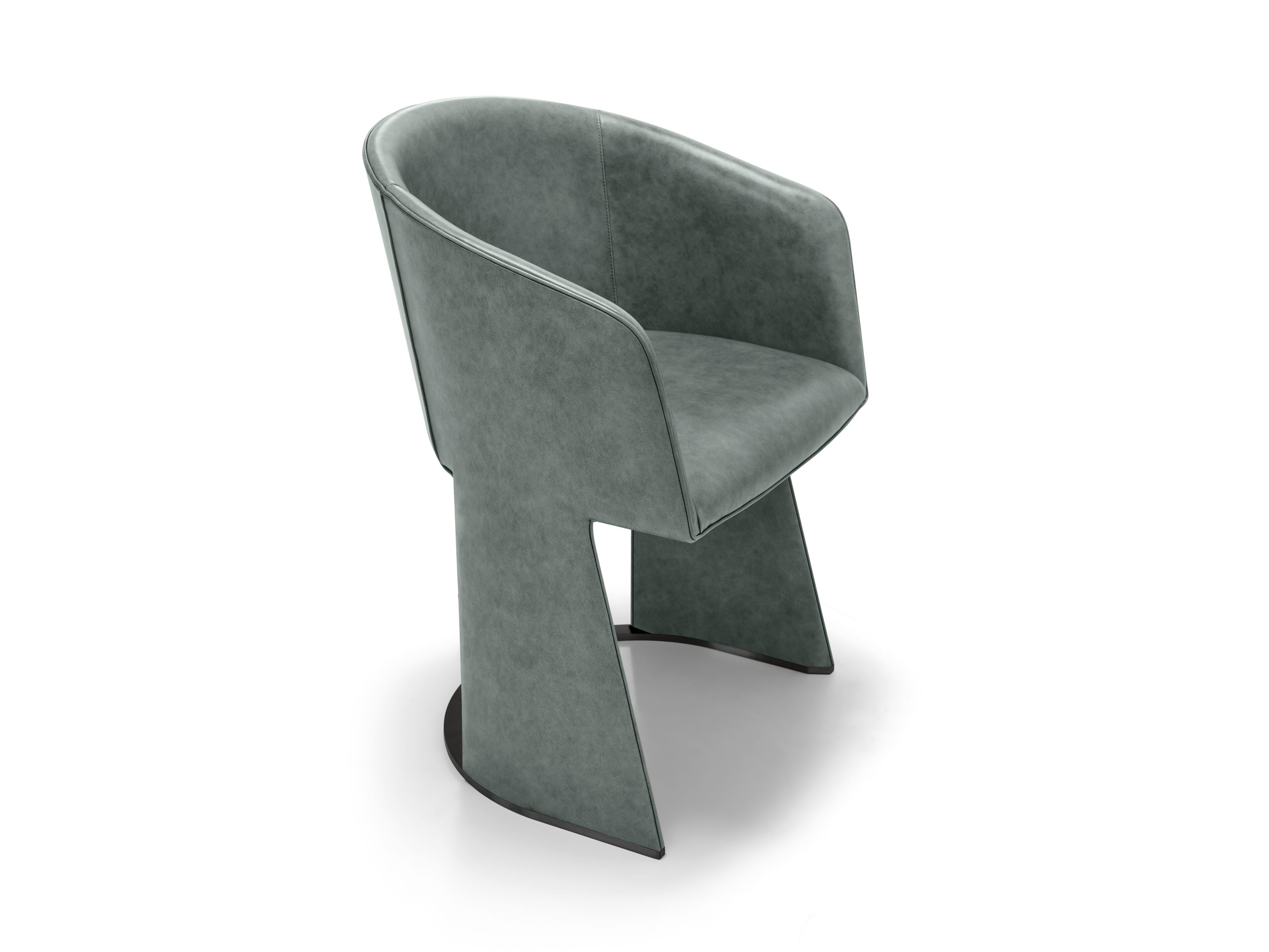 Кожаный мягкий стул с подлокотниками Arketipo NUMA ARCH-00140295 - Вид №2