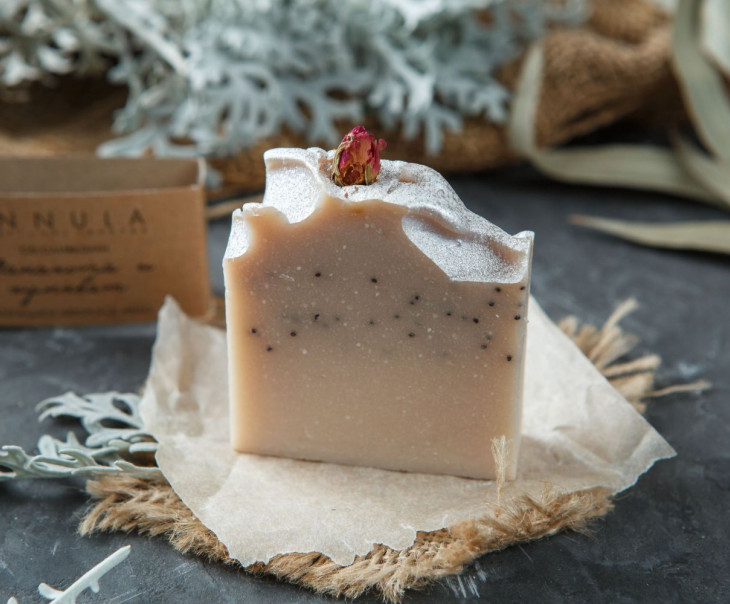 3885 Мыло ручной работы "Панакота и кумкват" Вкусляндия  - Вид №2