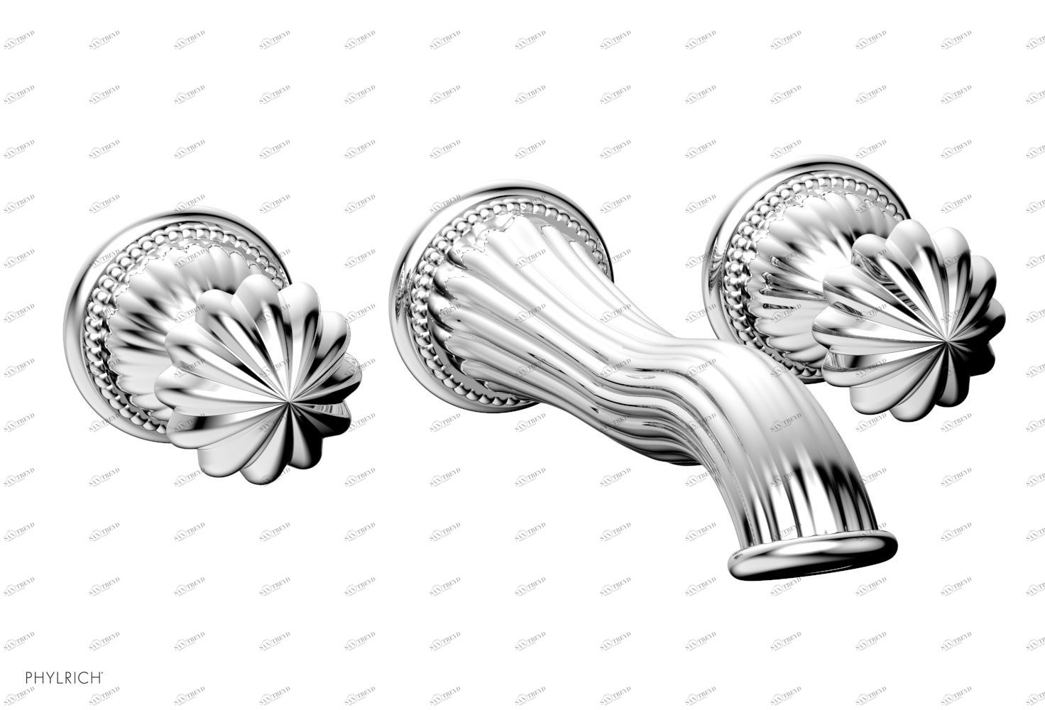 Комплект и ручки GEORGIAN & BARCELONA Phylrich  WL361-026 Хромированный 