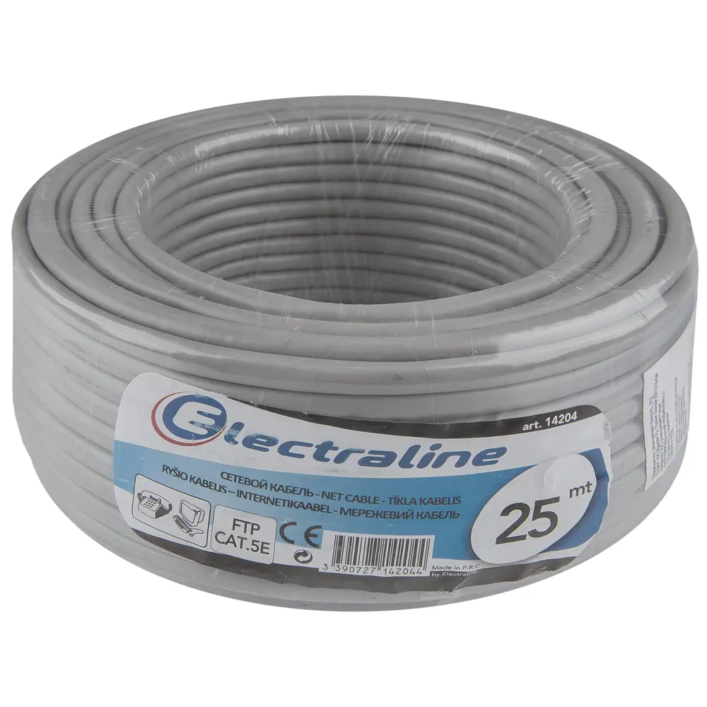 Сетевой кабель ELECTRALINE FTP для интернет-проводки 25 м 17375319 STLM-0008069 - Вид №2