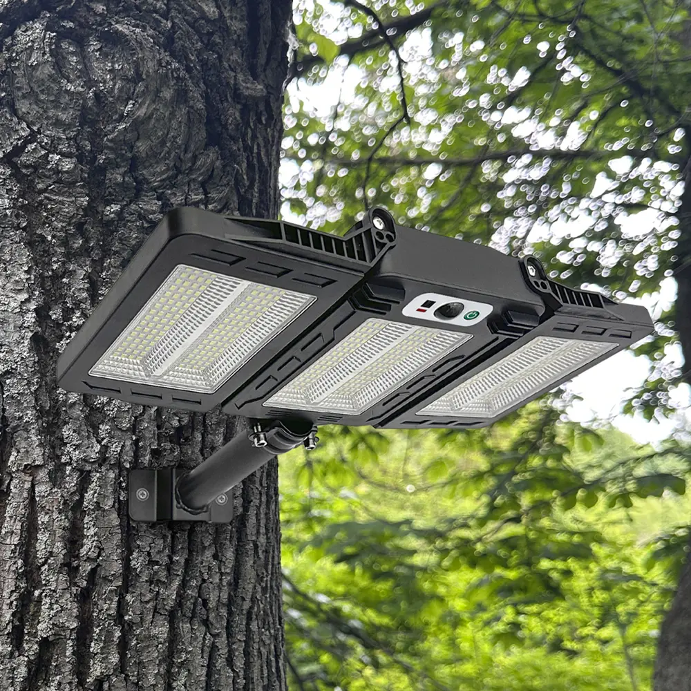 Светильник светодиодный уличный Duwi Solar LED PRO на солнечных батареях с ДУ 40Вт 6500К 750Лм IP65 датчик движения черный STLM-2084474 - Вид №1
