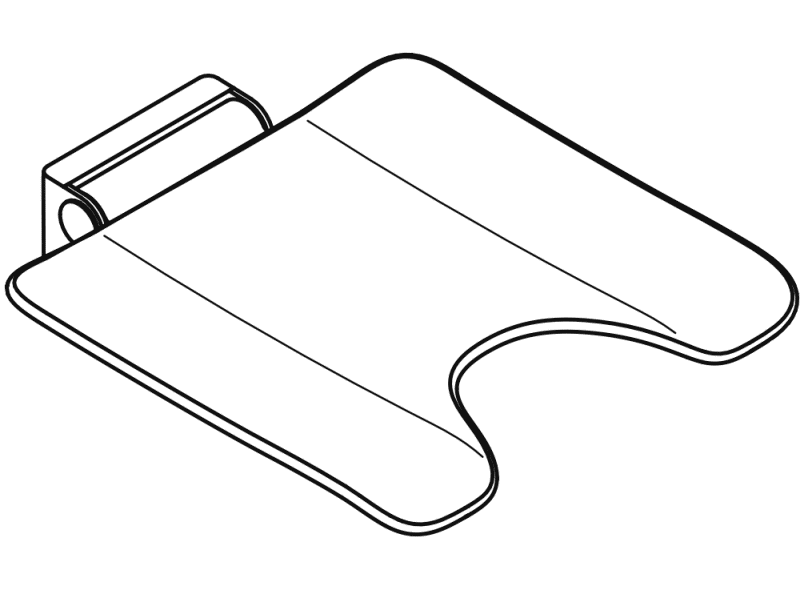 900.51.20440 складное сиденье HEWI System 900 - Вид №3