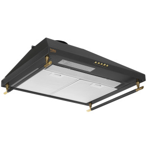 8169324 Вытяжка каминная Beko CWB6410AR черный/золотистый