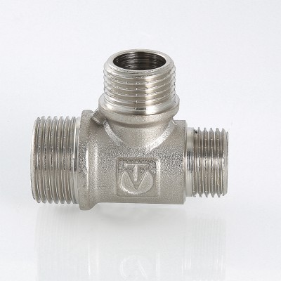 VTr.131.RN.050405 Фитинг резьбовой – тройник переходной c наружной резьбой Valtec 3/4" х 1/2" х 3/4"  - Вид №8