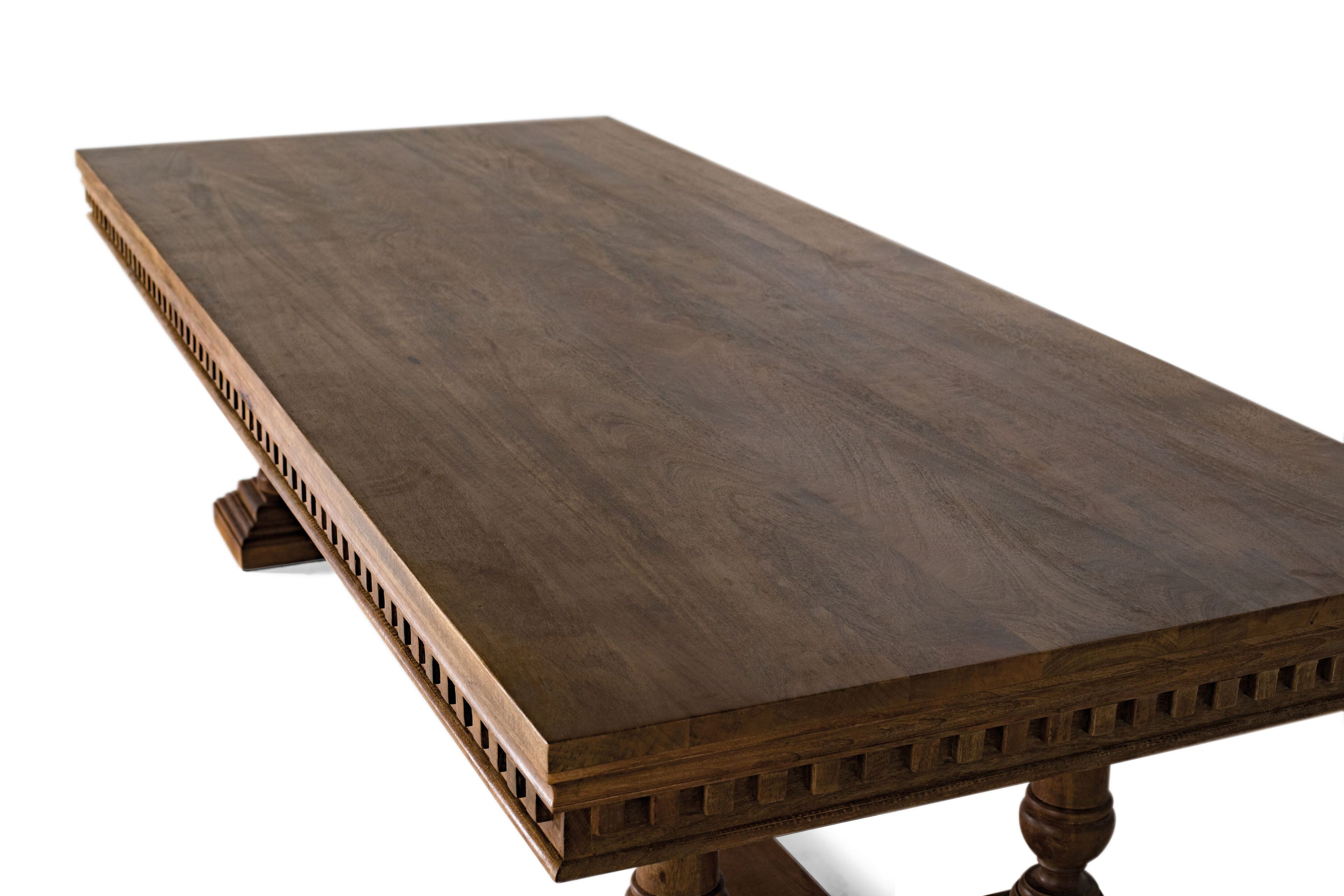 Прямоугольный стол из манго Giner y Colomer 1774 ARCH-00039743 - Вид №4