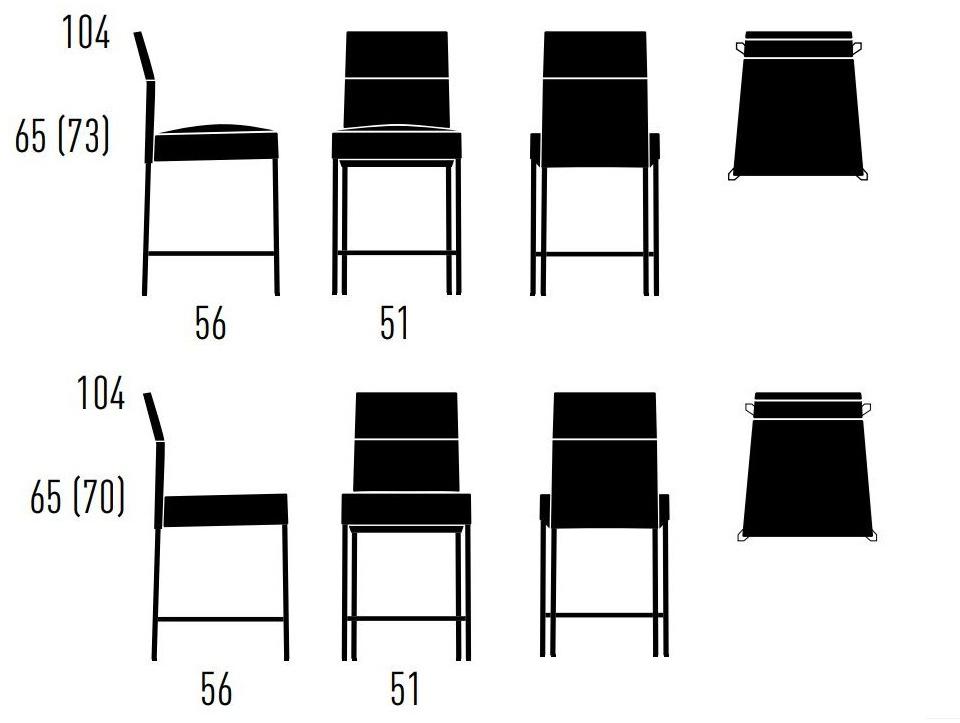 KFF Табурет кухонный с подставкой для ног Texas sun-id-1510260 - Вид №2