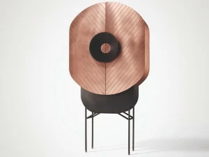 DE CASTELLI Буфет металлический с распашными дверцами