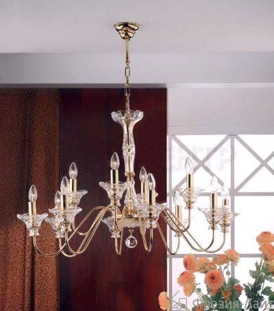 Orion LU 2396/8+4 gold люстра подвесная 88758