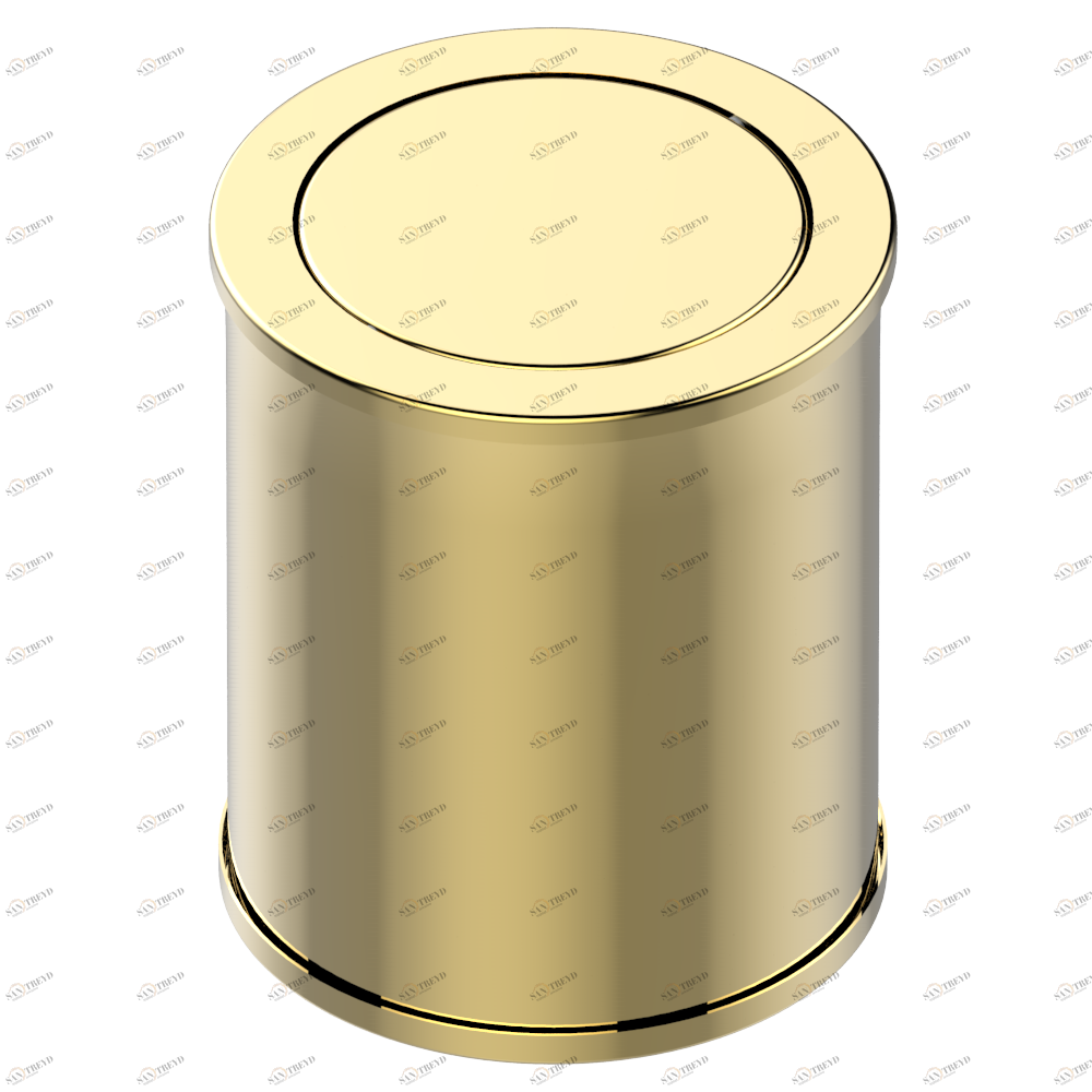 G00-711CL Ведро для мусора с качающейся крышкой, Ø 185 мм, высота 215 мм Thg-paris прочие артикулы THG Золото G00-711CL CAT.F