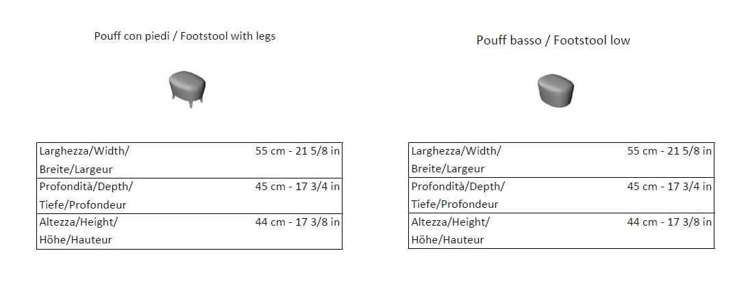 Мягкий пуф La Cividina Twingo ARCH-00069147 - Вид №2