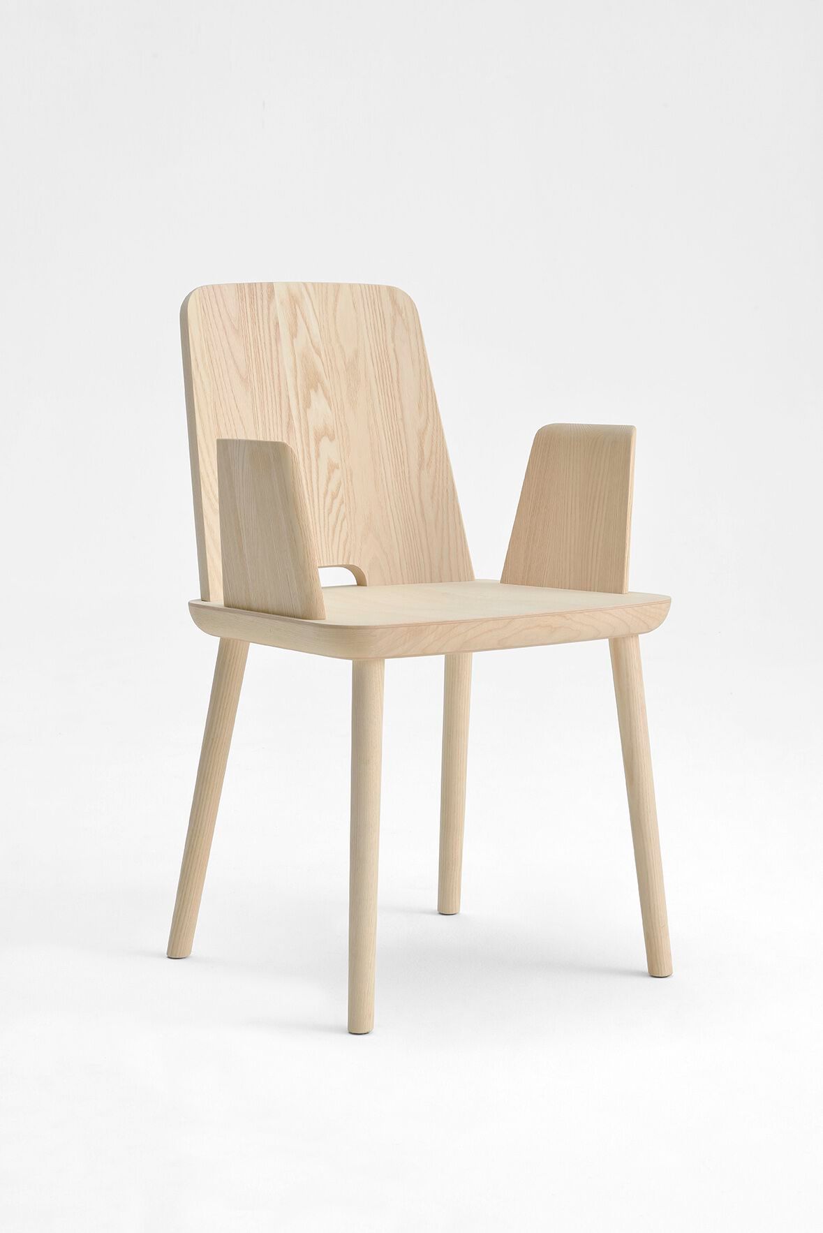 Стул из ясеня с подлокотниками SIPA планшет ARCH-00124717 - Вид №3