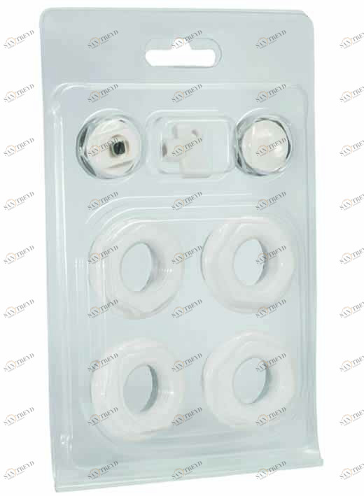 Carlo Poletti A53907ETP Комплект блистеров для алюминиевых радиаторов с кронштейнами, фланцем Ø42 