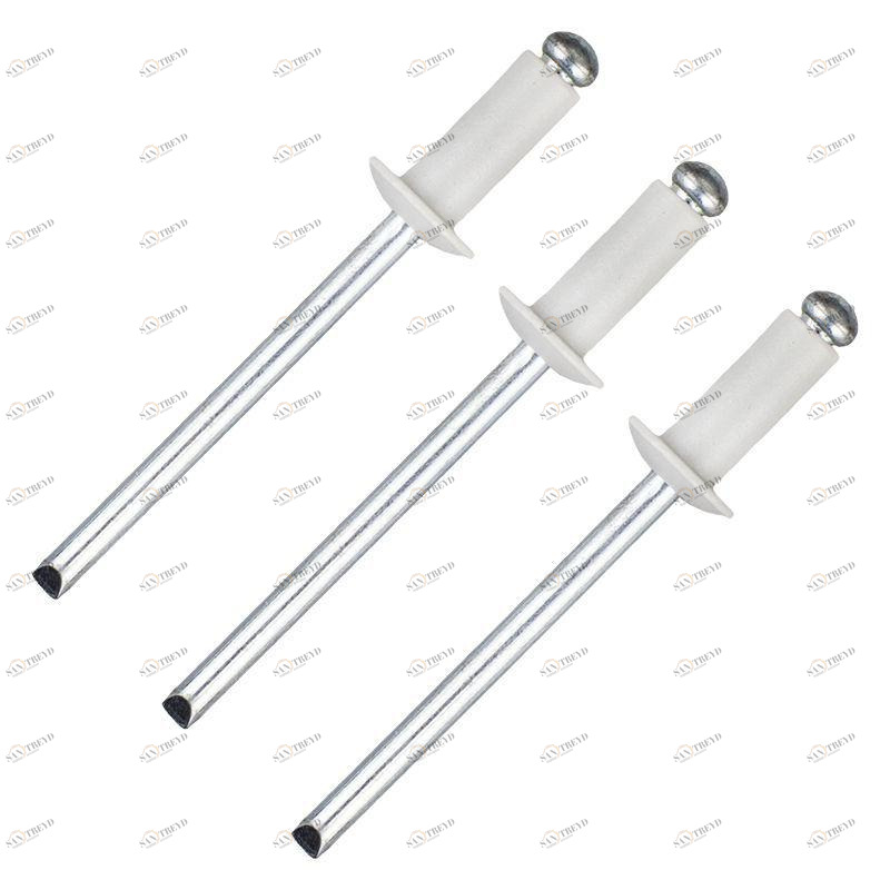 Заклёпка Matrix RAL9003 4х10мм цвет белый 50шт 12213